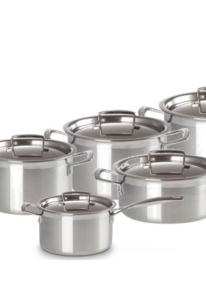 Le Creuset RVS 3-Ply Magnetik - Leeuwin.nl