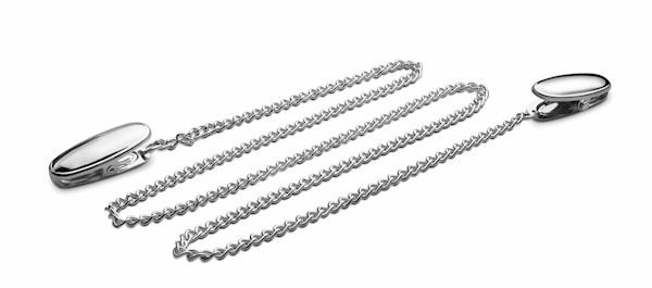 Zilverstad servetketting - Leeuwin.nl